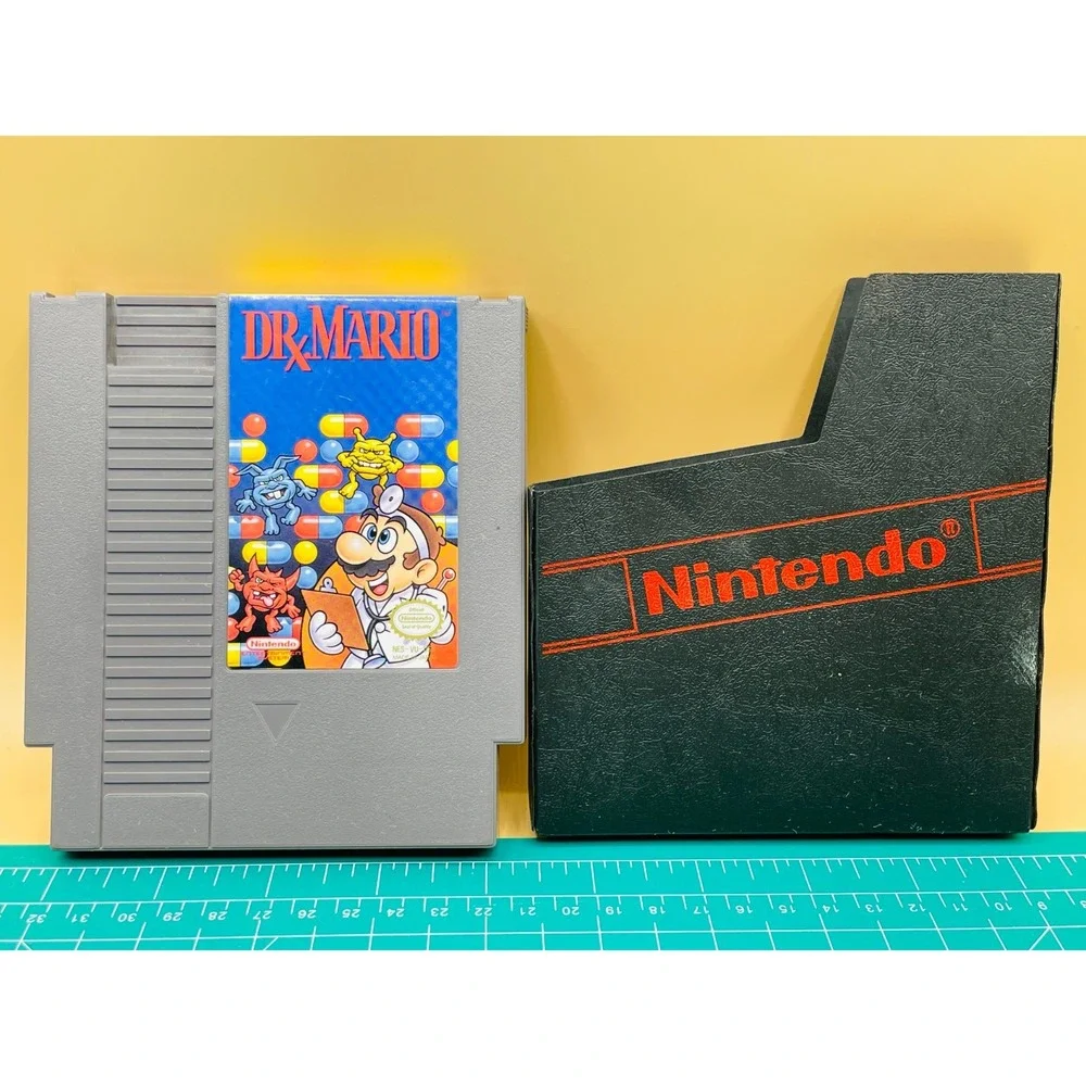 Dr. Mario (Nintendo NES, 1990) Cartridge And Cover Only Tested